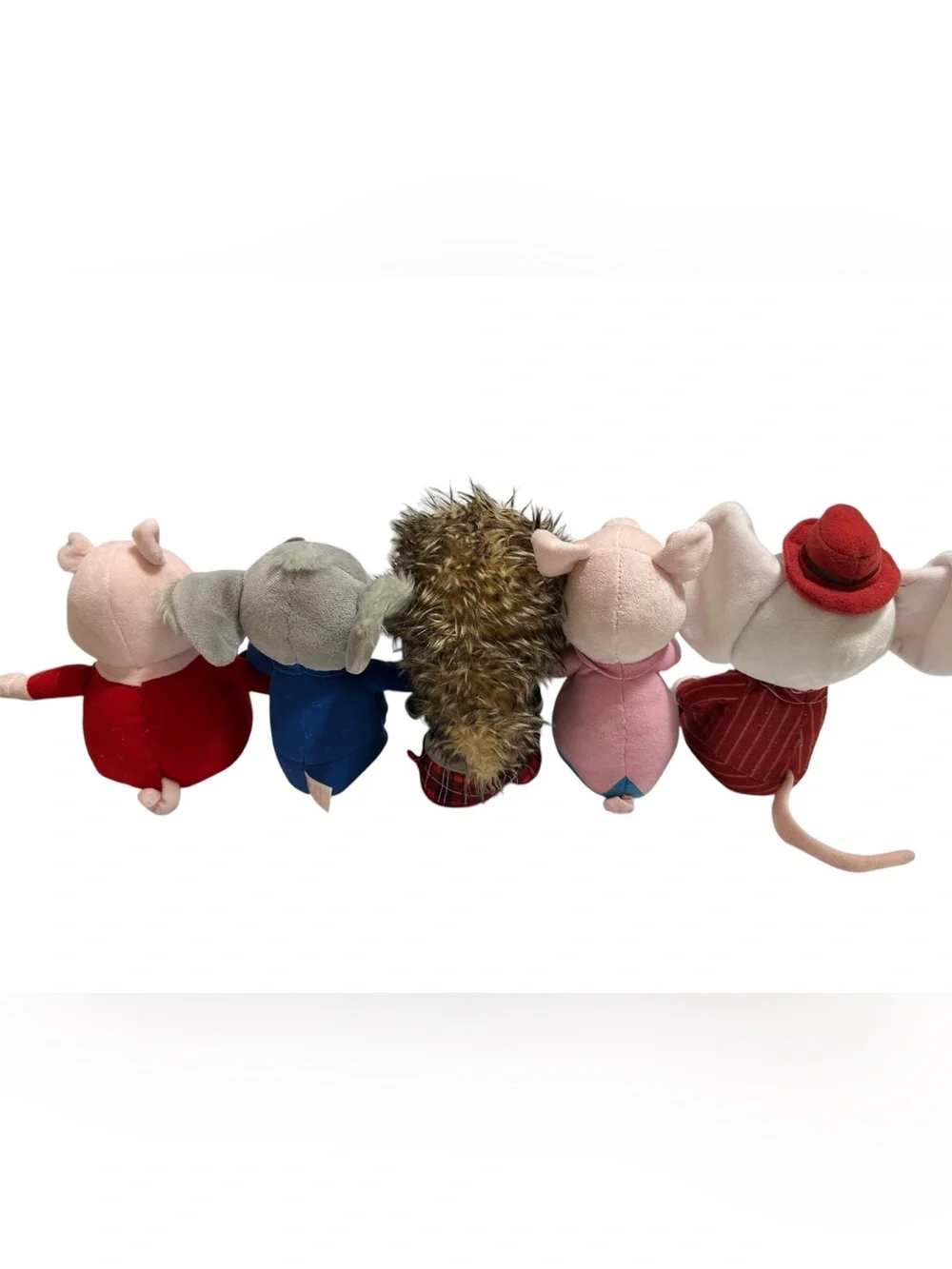 Sing Movie Plush Lot TY Gunter Buster Mike Rosita Ash Dreamworks Set 5 PCS
